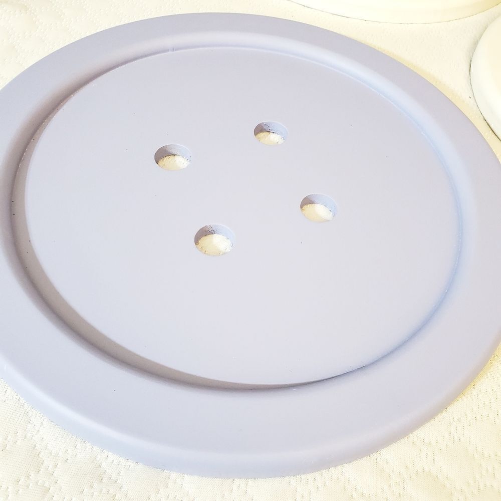 Blue Button Wall Decor - Picture 2 of 7